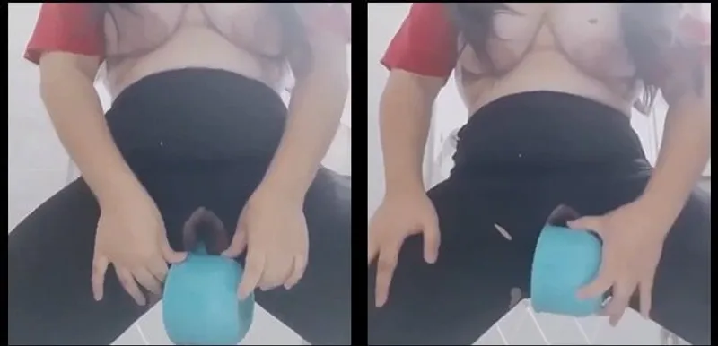 Em thẩm du với cán ca nhựa