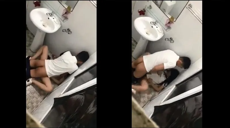 Người yêu say xỉn và any trong phòng tắm nhà hàng